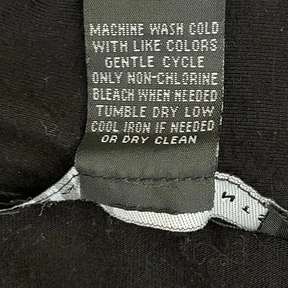 Grace Elements sz sm knit top zipper accent black - Picture 9 of 9